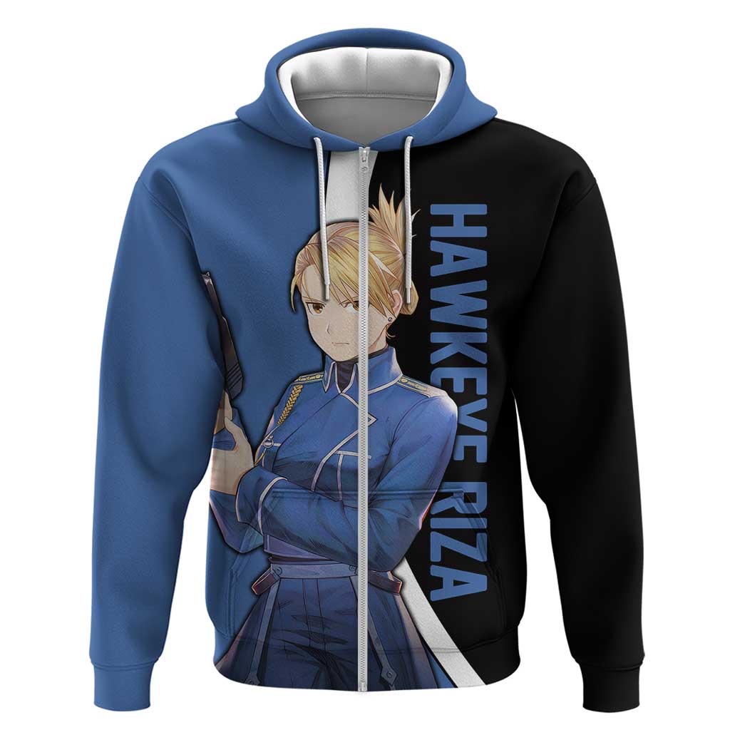 Hawkeye Riza - Fullmetal Alchemist Hoodie Anime Style - The Mazicc