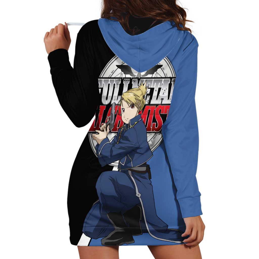 Hawkeye Riza - Fullmetal Alchemist Hoodie Dress Anime Style - The Mazicc