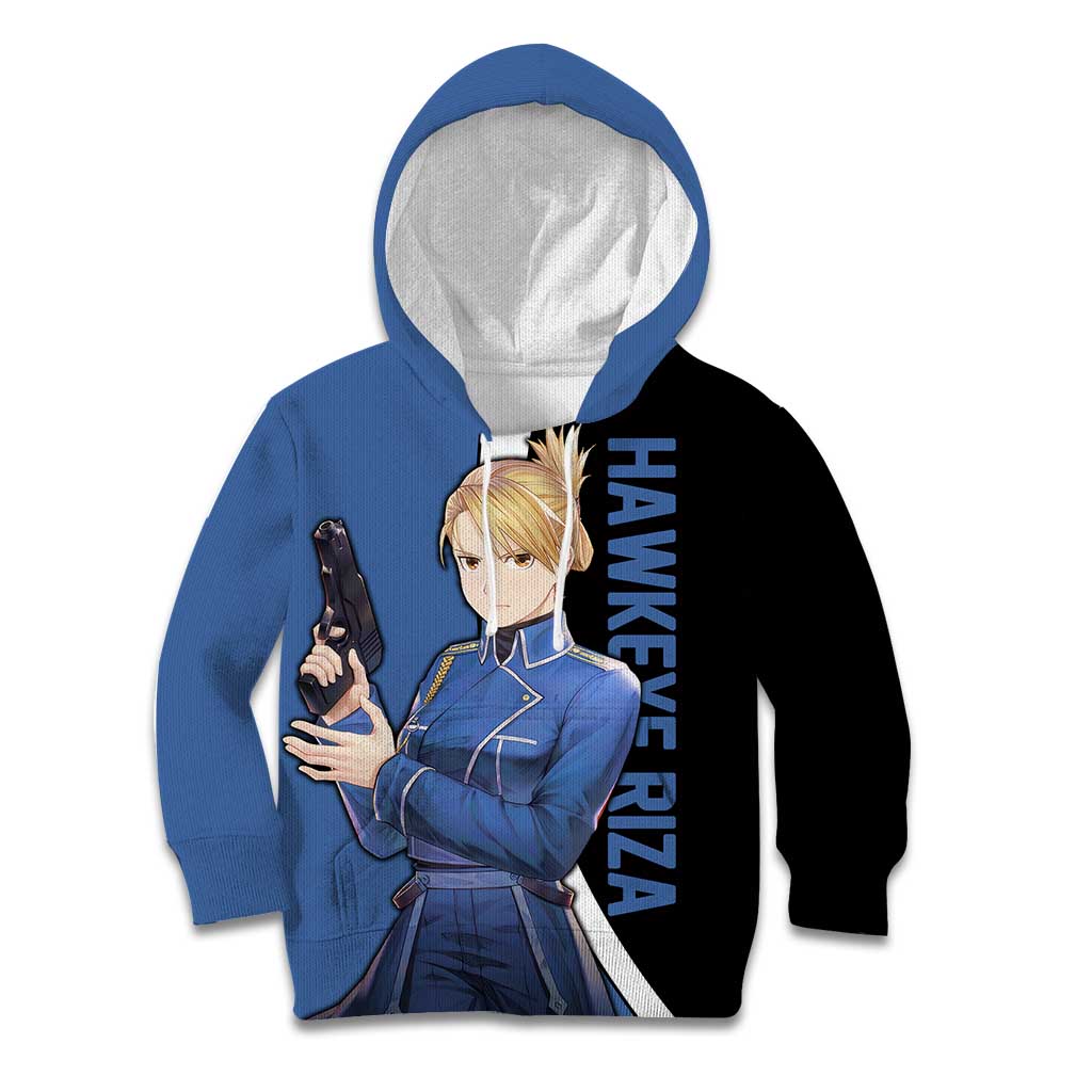 Hawkeye Riza - Fullmetal Alchemist Kid Hoodie Anime Style - The Mazicc