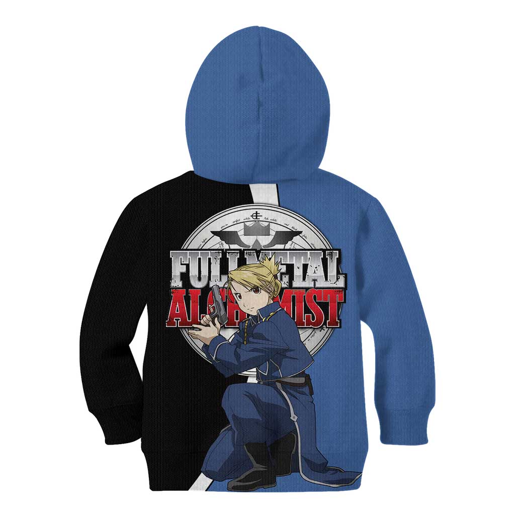 Hawkeye Riza - Fullmetal Alchemist Kid Hoodie Anime Style - The Mazicc