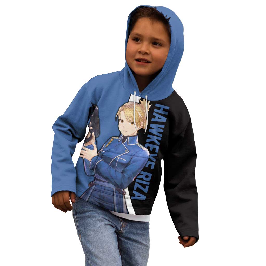 Hawkeye Riza - Fullmetal Alchemist Kid Hoodie Anime Style - The Mazicc