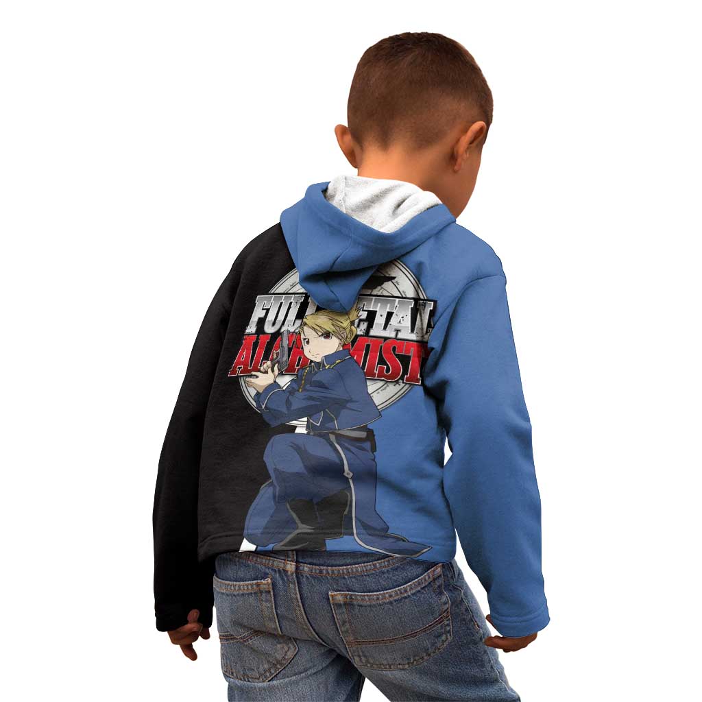 Hawkeye Riza - Fullmetal Alchemist Kid Hoodie Anime Style - The Mazicc
