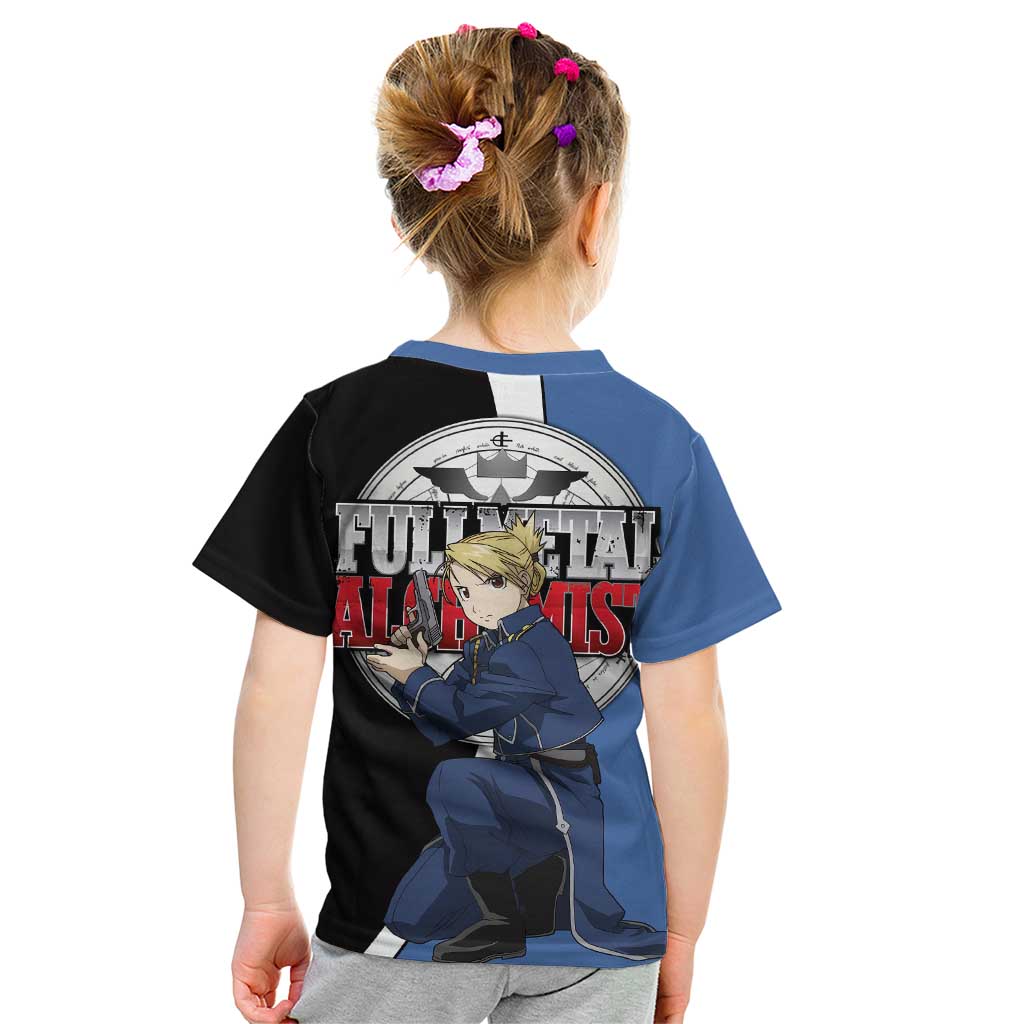 Hawkeye Riza - Fullmetal Alchemist Kid T Shirt Anime Style - The Mazicc