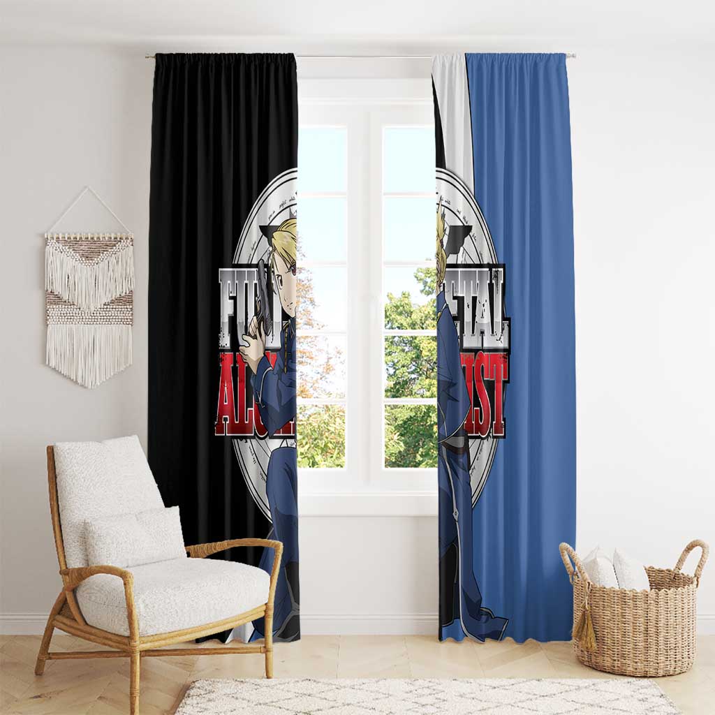 Hawkeye Riza - Fullmetal Alchemist Window Curtain Anime Style - The Mazicc