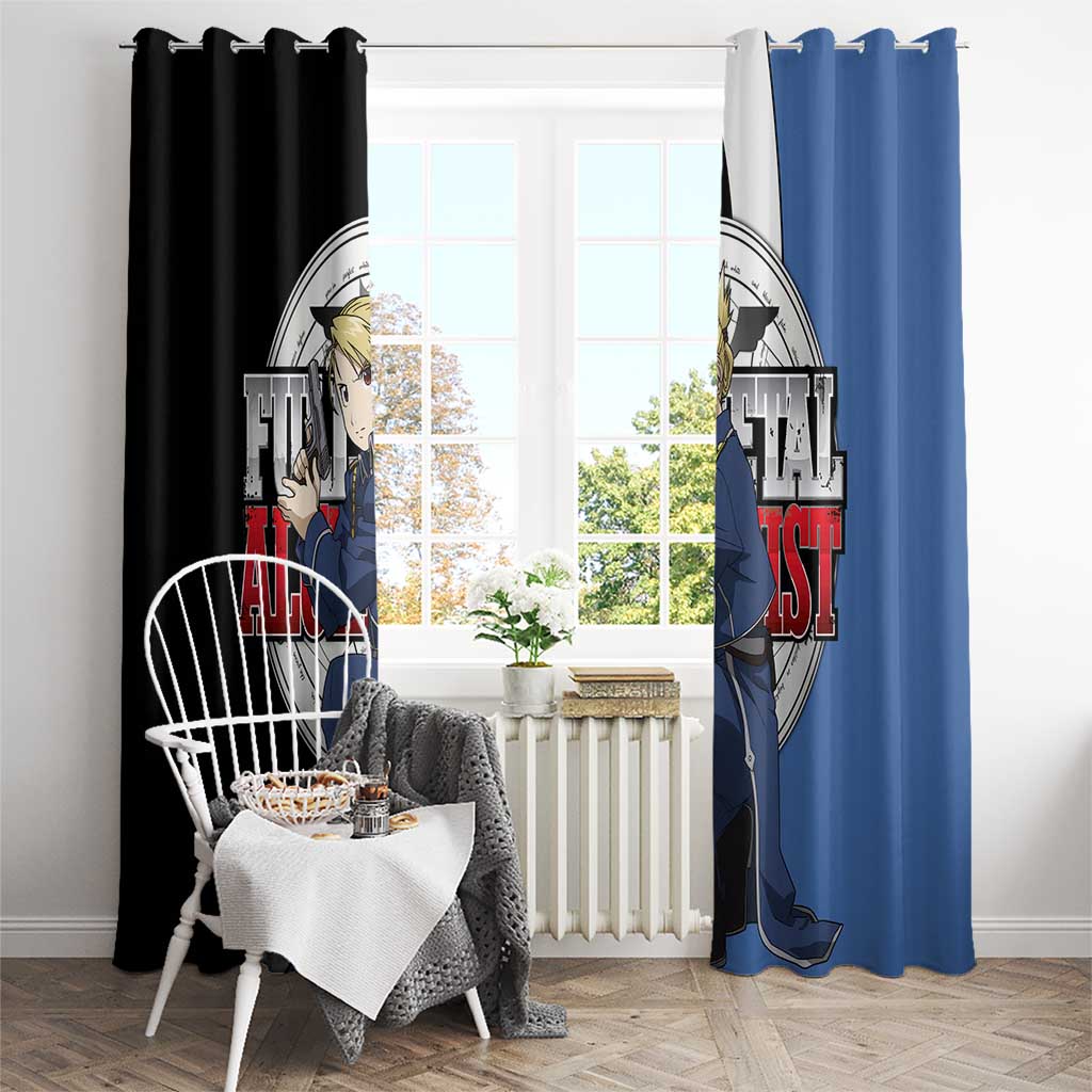 Hawkeye Riza - Fullmetal Alchemist Window Curtain Anime Style - The Mazicc