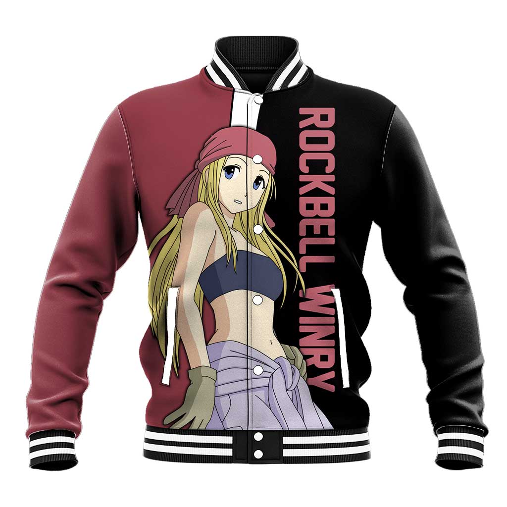 Rockbell Winry - Fullmetal Alchemist Baseball Jacket Anime Style - The Mazicc