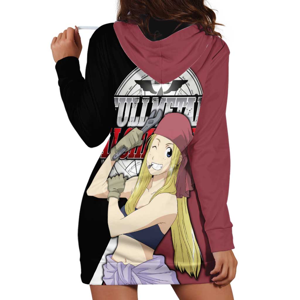Rockbell Winry - Fullmetal Alchemist Hoodie Dress Anime Style - The Mazicc