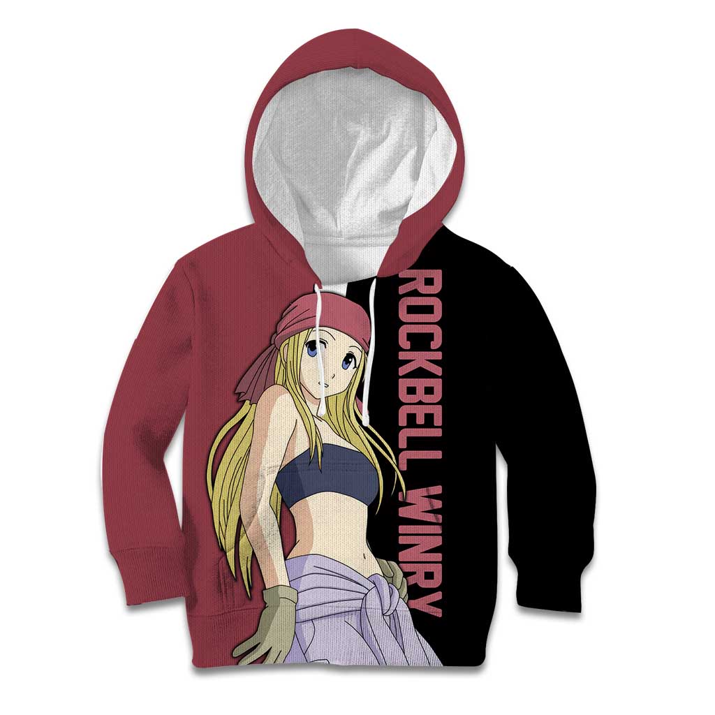 Rockbell Winry - Fullmetal Alchemist Kid Hoodie Anime Style - The Mazicc