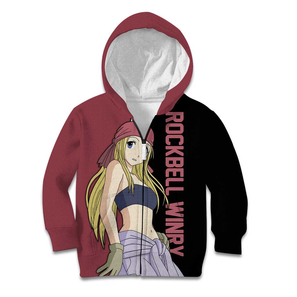 Rockbell Winry - Fullmetal Alchemist Kid Hoodie Anime Style - The Mazicc