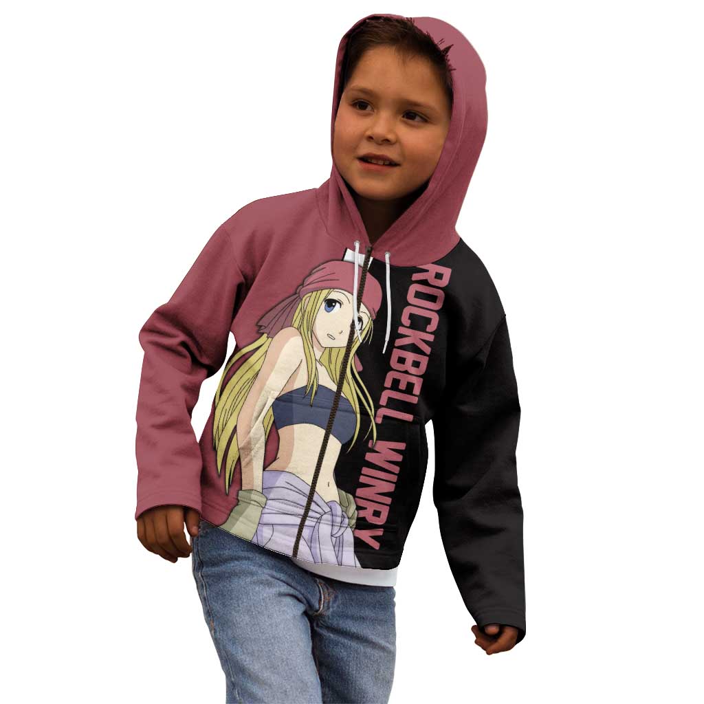 Rockbell Winry - Fullmetal Alchemist Kid Hoodie Anime Style - The Mazicc