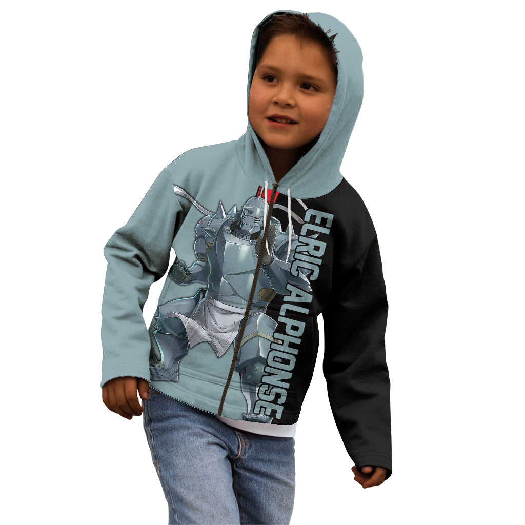 Elric Alphonse - Fullmetal Alchemist Kid Hoodie Anime Style