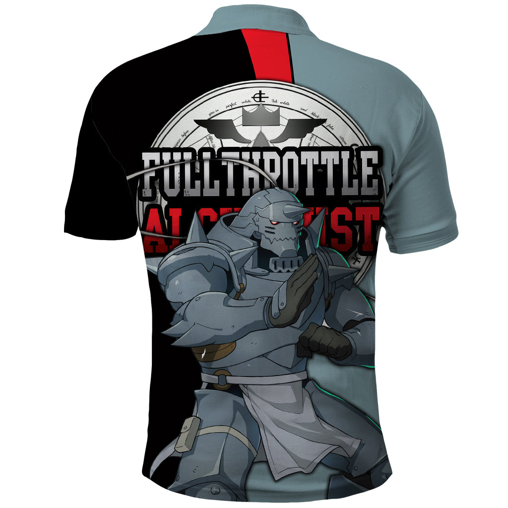Elric Alphonse - Fullmetal Alchemist Polo Shirt Anime Style