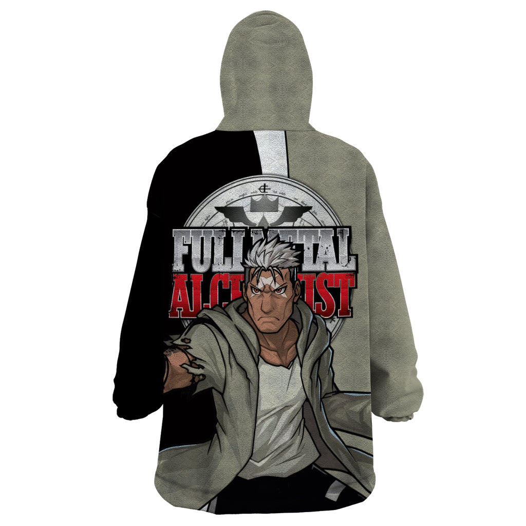 Scar - Fullmetal Alchemist Wearable Blanket Hoodie Manga Style