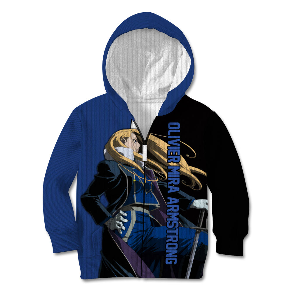 Armstrong Olivier Mira - Fullmetal Alchemist Kid Hoodie Anime Style