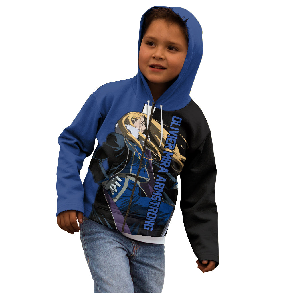 Armstrong Olivier Mira - Fullmetal Alchemist Kid Hoodie Anime Style
