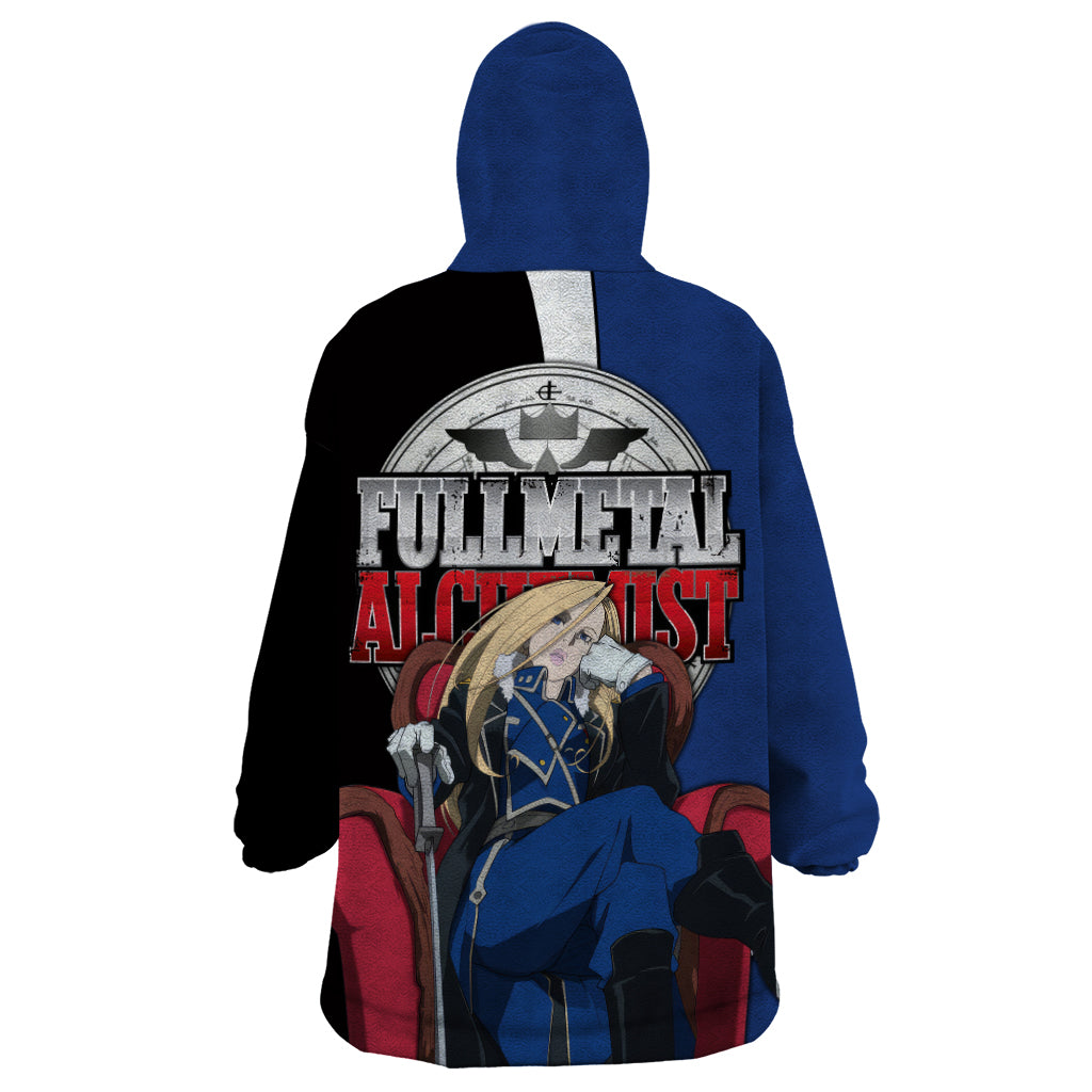 Armstrong Olivier Mira - Fullmetal Alchemist Wearable Blanket Hoodie Anime Style