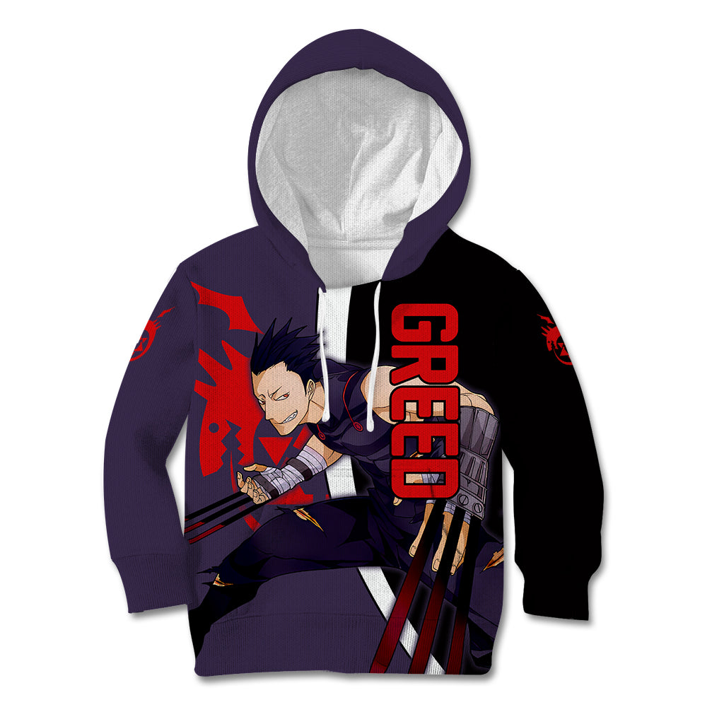 Greed - Fullmetal Alchemist Kid Hoodie Anime Style