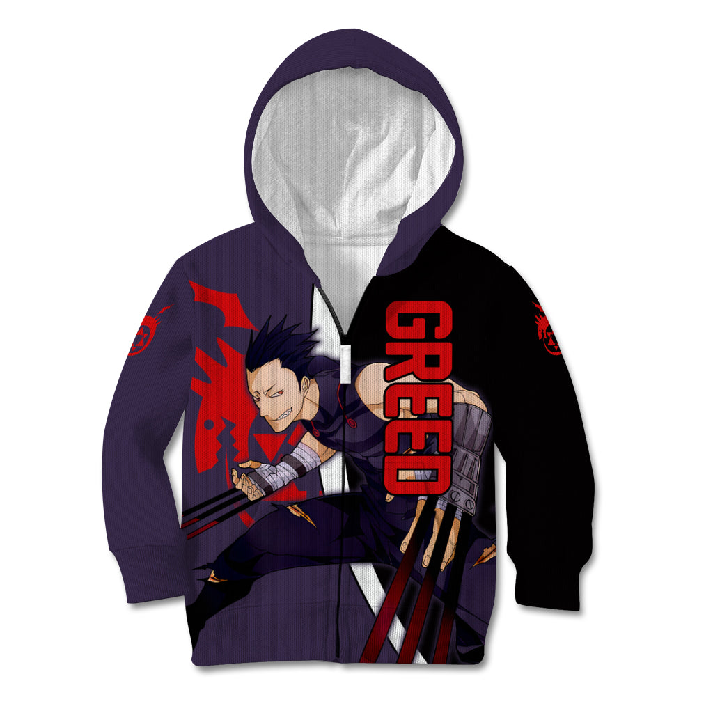 Greed - Fullmetal Alchemist Kid Hoodie Anime Style