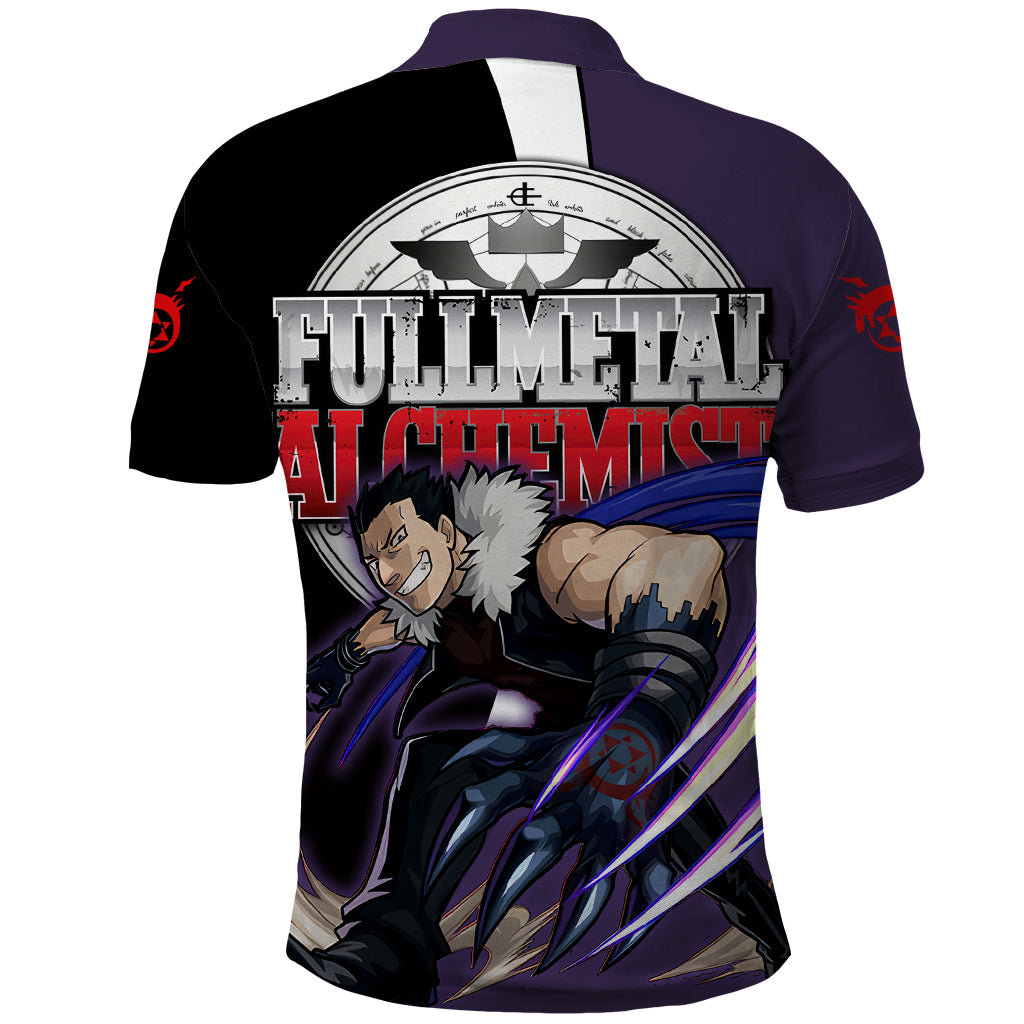 Greed - Fullmetal Alchemist Polo Shirt Anime Style