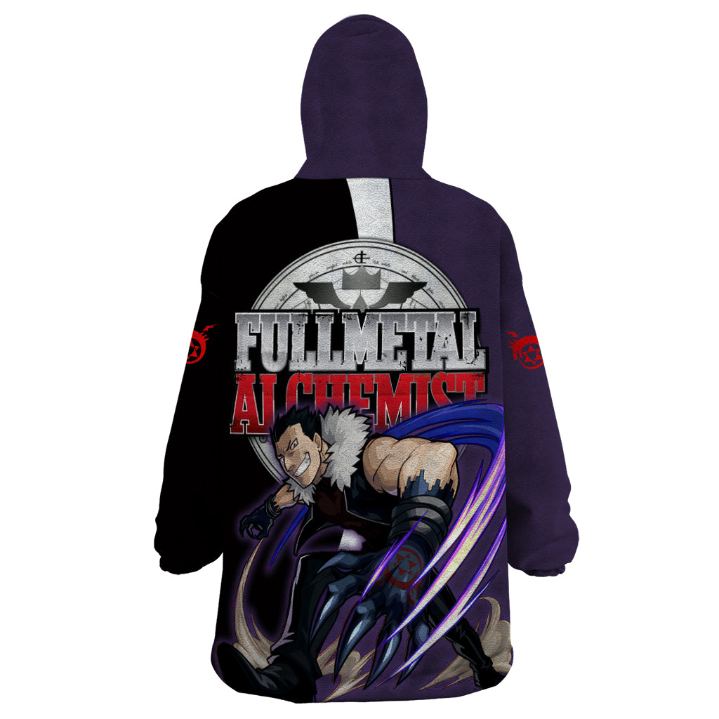 Greed - Fullmetal Alchemist Wearable Blanket Hoodie Anime Style