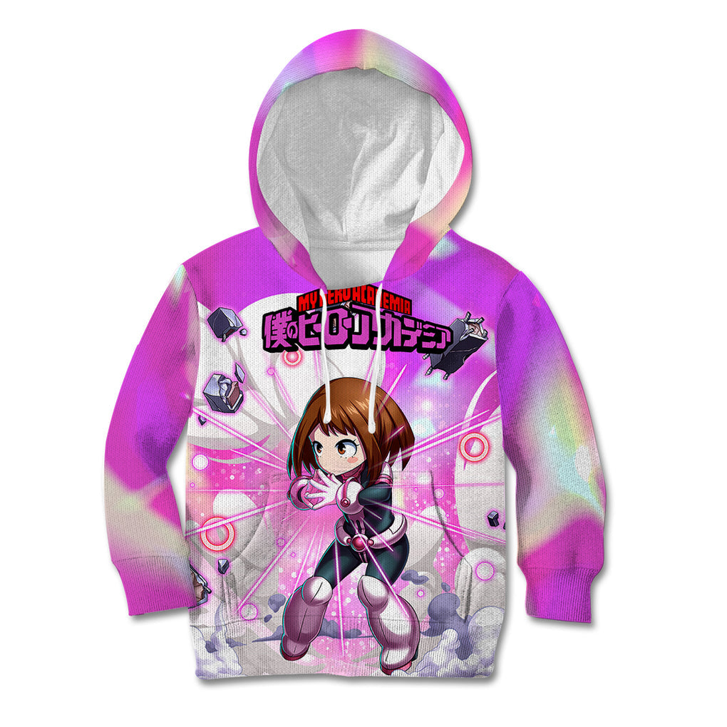 Ochako Uraraka Kid Hoodie Anime Style