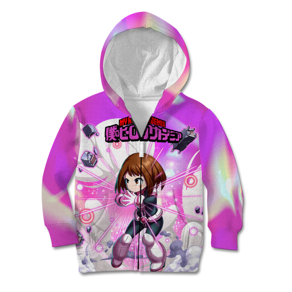 Ochako Uraraka Kid Hoodie Anime Style