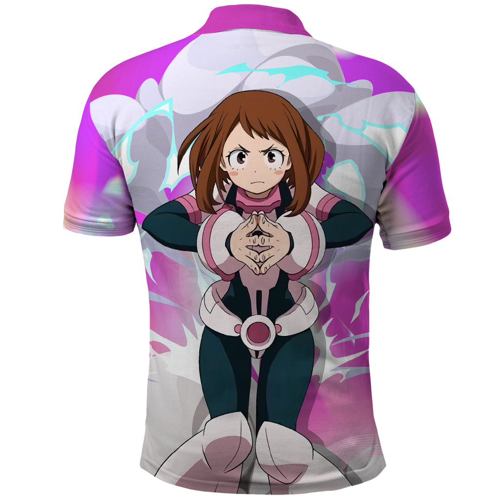 Ochako Uraraka Polo Shirt Anime Style