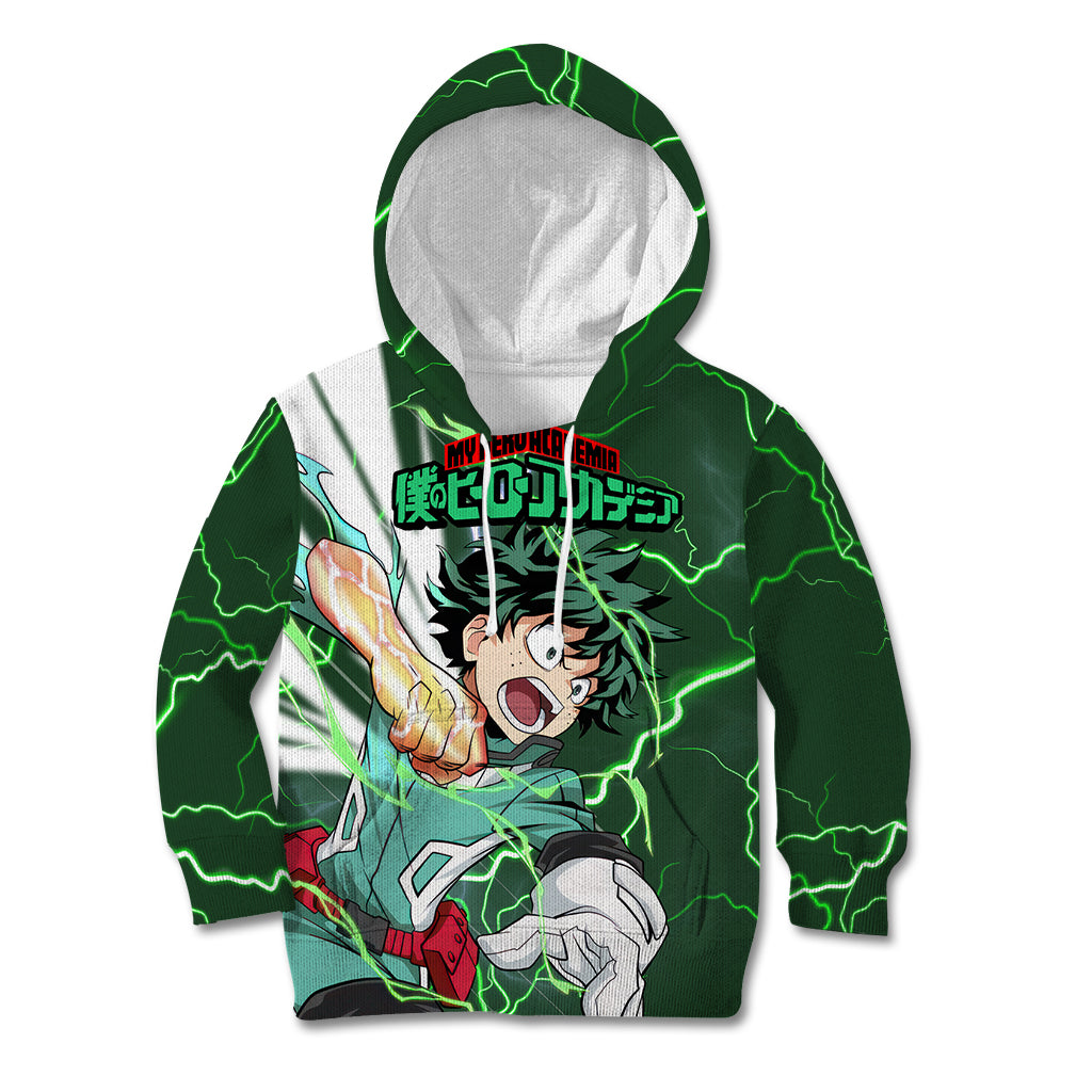 Izuku Midoriya Deku - My Hero Academia Kid Hoodie Anime Style