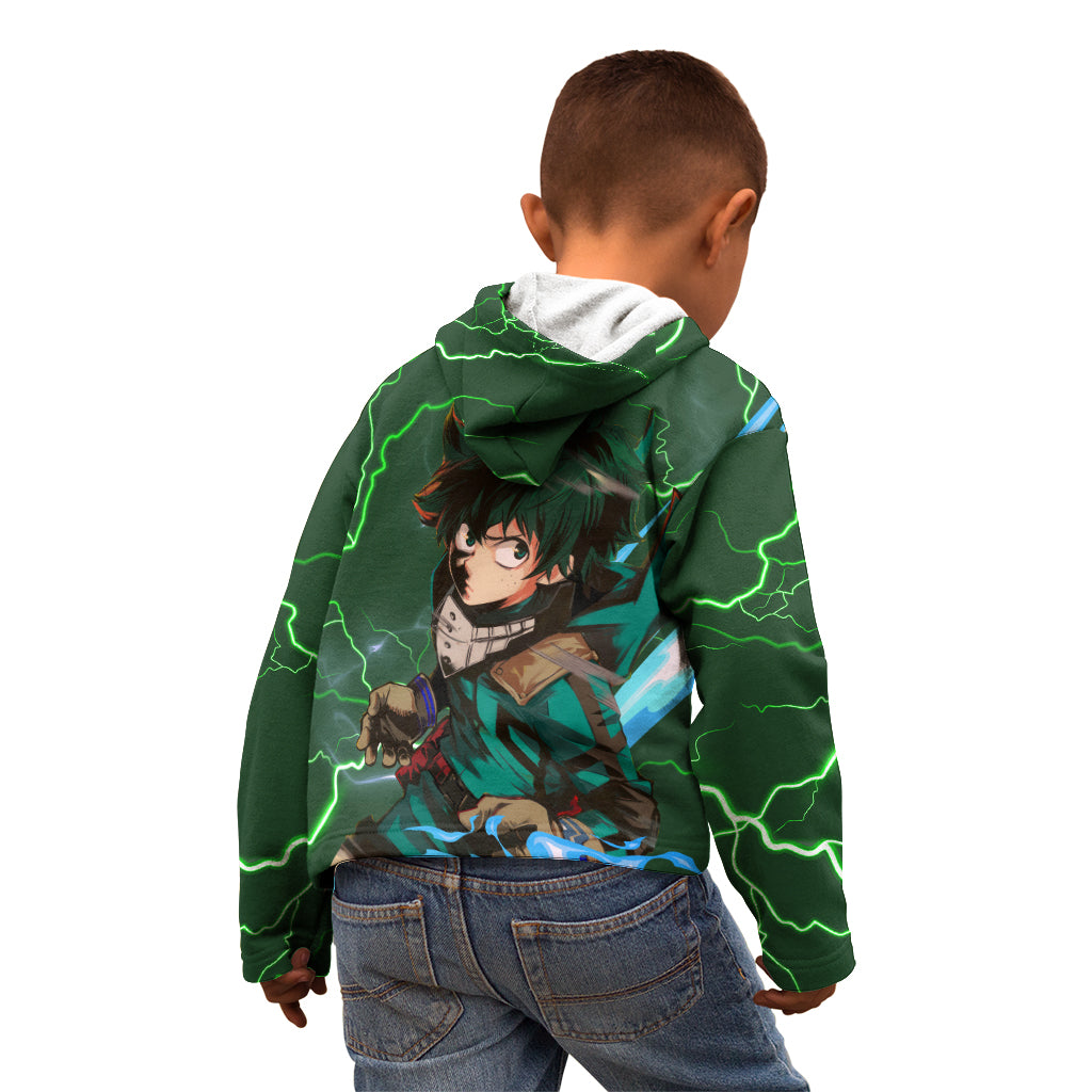 Izuku Midoriya Deku - My Hero Academia Kid Hoodie Anime Style