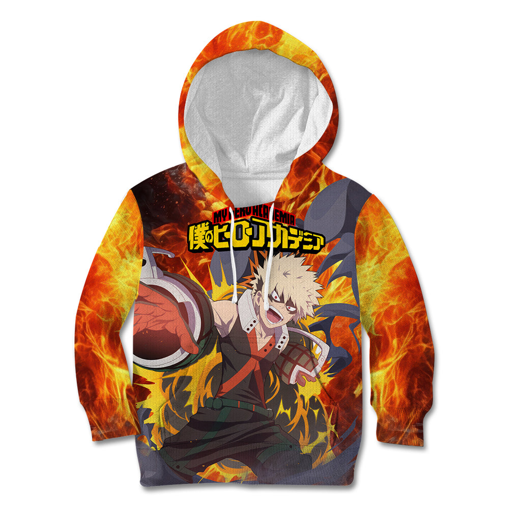 Katsuki Bakugou - My Hero Academia Kid Hoodie Anime Style