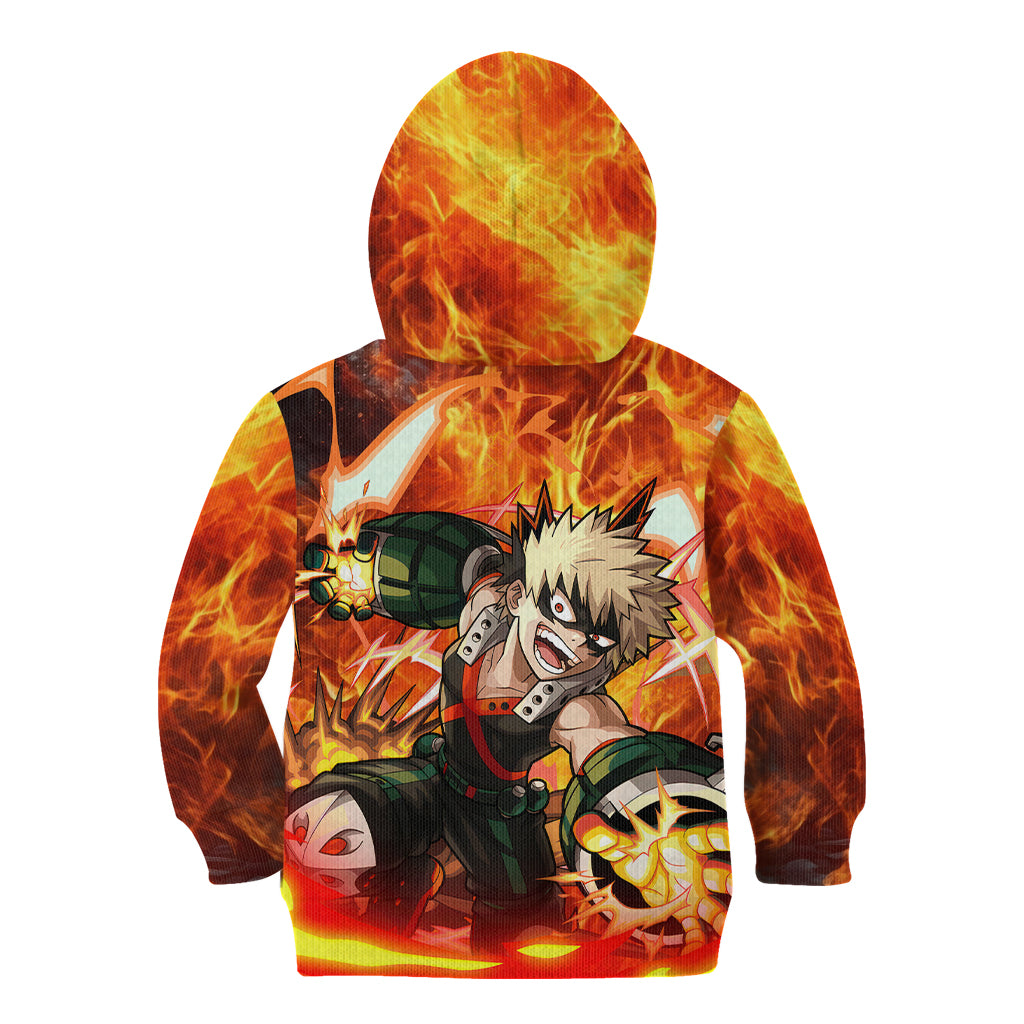 Katsuki Bakugou - My Hero Academia Kid Hoodie Anime Style