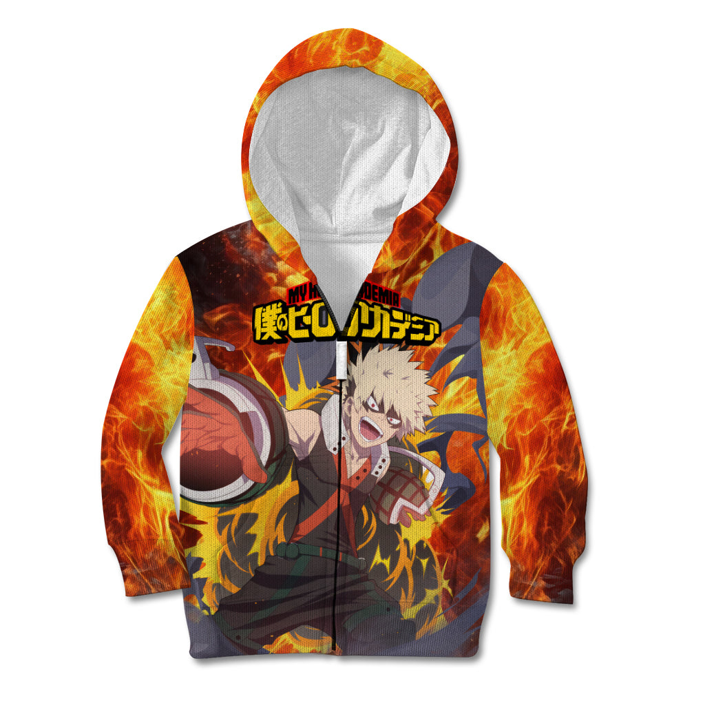Katsuki Bakugou - My Hero Academia Kid Hoodie Anime Style