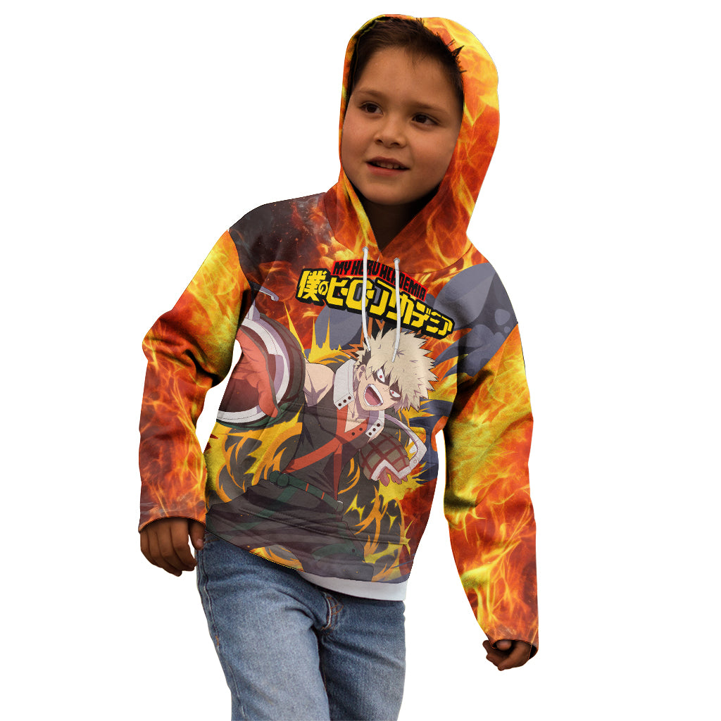 Katsuki Bakugou - My Hero Academia Kid Hoodie Anime Style