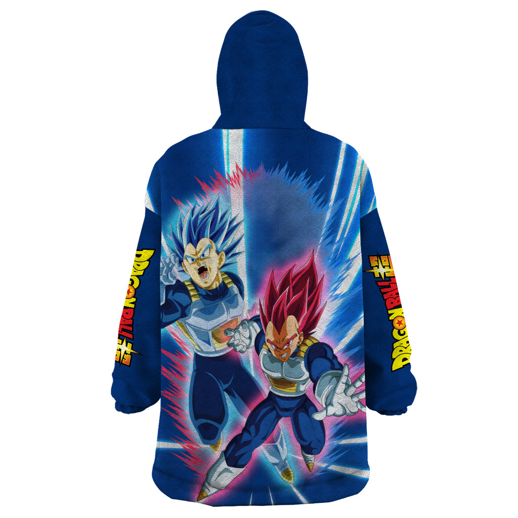 Prince Vegeta - Dragon Ball Wearable Blanket Hoodie Anime Style