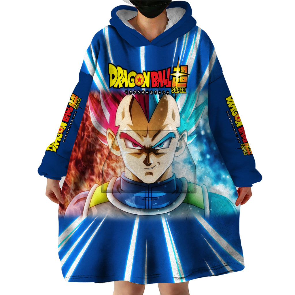 Prince Vegeta - Dragon Ball Wearable Blanket Hoodie Anime Style