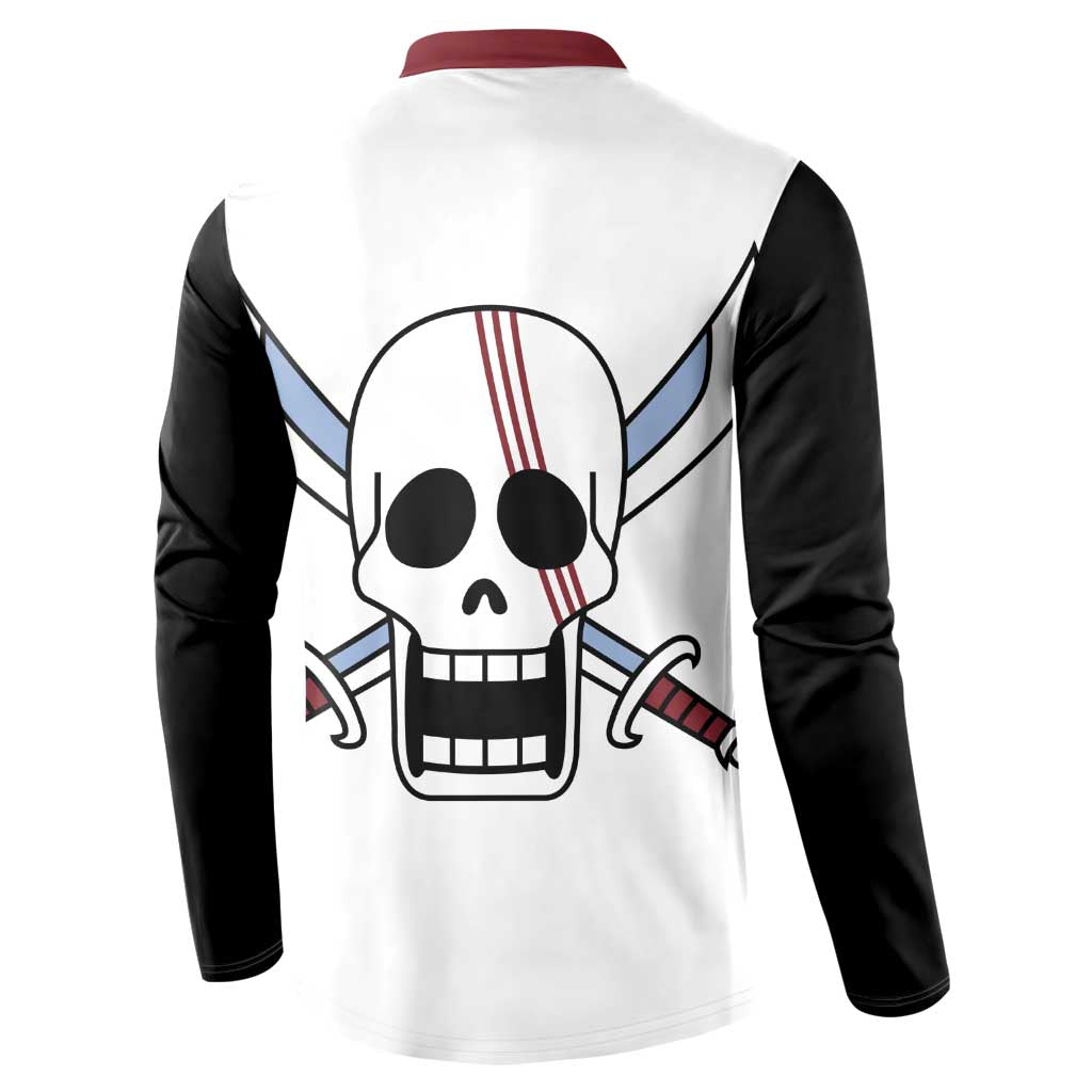 Shank Red Hair - One Piece Button Sweatshirt Anime Uniform Style