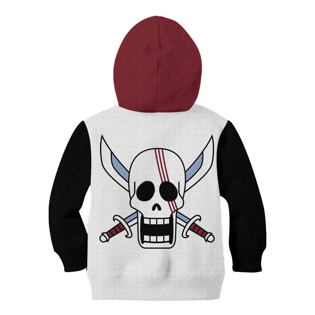 Shank Red Hair - One Piece Kid Hoodie Anime Uniform Style