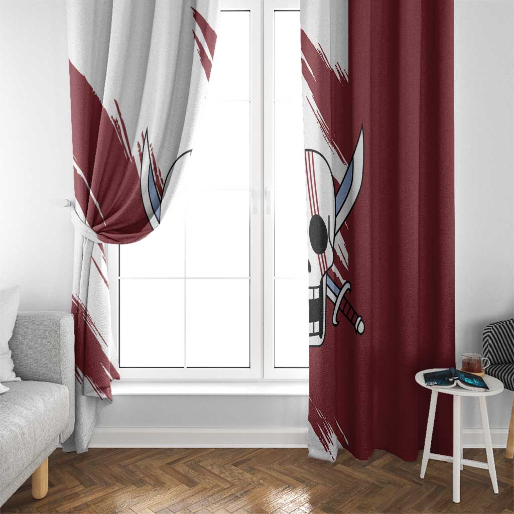 Shank Red Hair - One Piece Window Curtain Anime Uniform Style