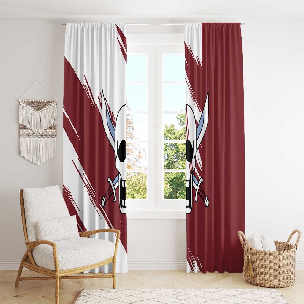 Shank Red Hair - One Piece Window Curtain Anime Uniform Style