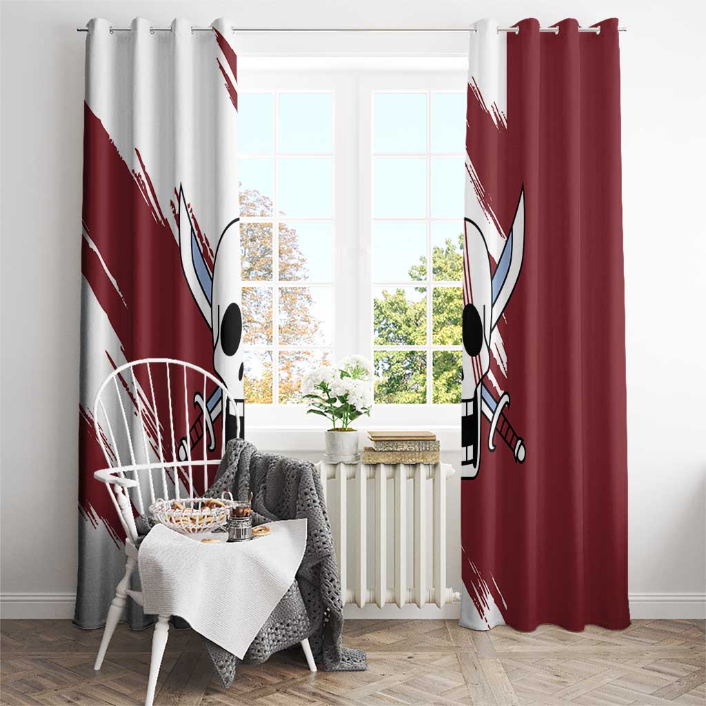 Shank Red Hair - One Piece Window Curtain Anime Uniform Style