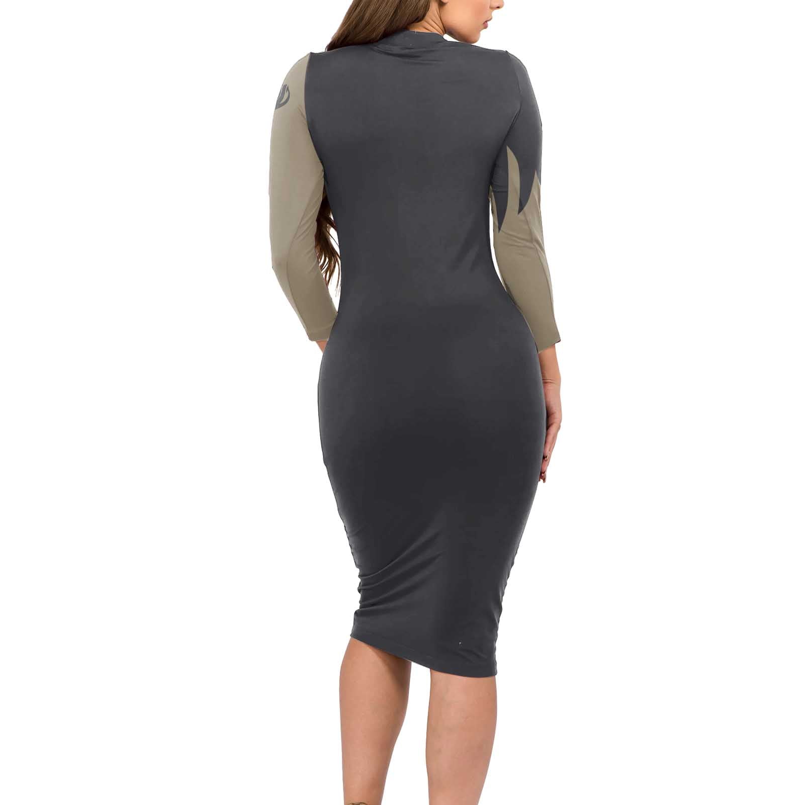 Gajeel Redfox - Fairy Tail Long Sleeve Bodycon Dress Anime Uniform Style