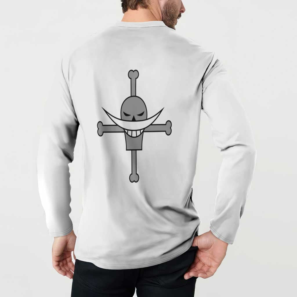Edward Newgate - White Beard - One Piece Button Sweatshirt Anime Uniform Style