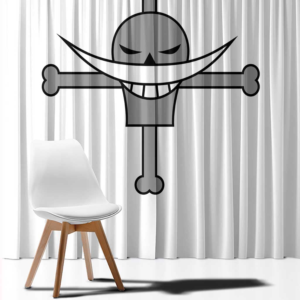 Edward Newgate - White Beard - One Piece Window Curtain Anime Uniform Style