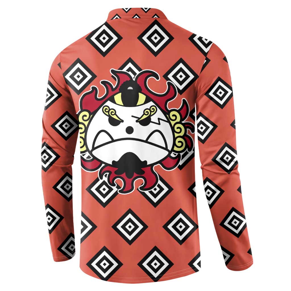 Jinbe - One Piece Button Sweatshirt Anime Uniform Style