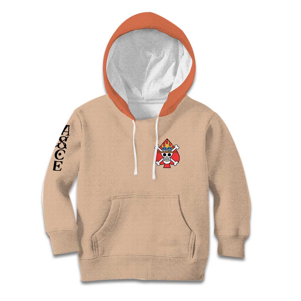 Portgas D. Ace - One Piece Kid Hoodie Anime Uniform Style