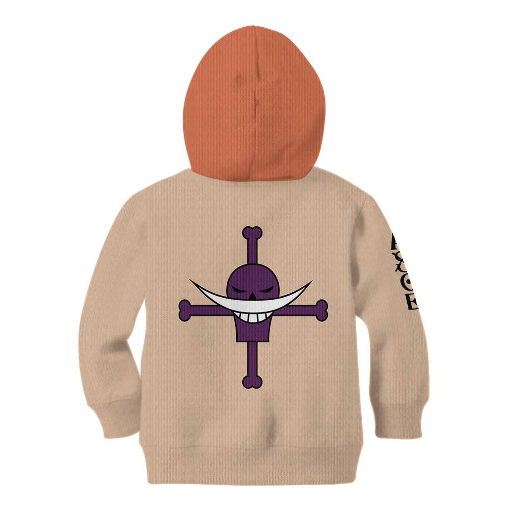 Portgas D. Ace - One Piece Kid Hoodie Anime Uniform Style