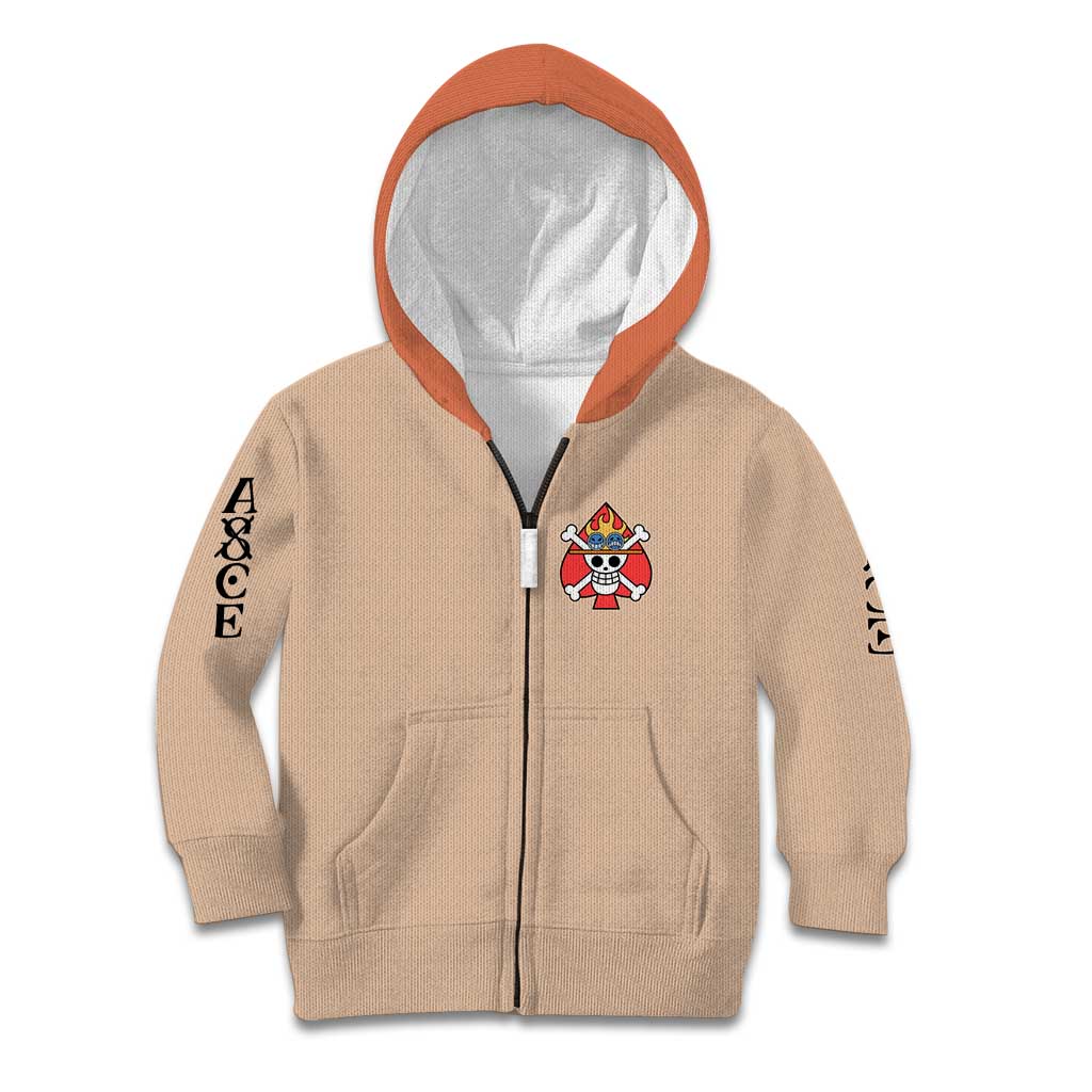Portgas D. Ace - One Piece Kid Hoodie Anime Uniform Style