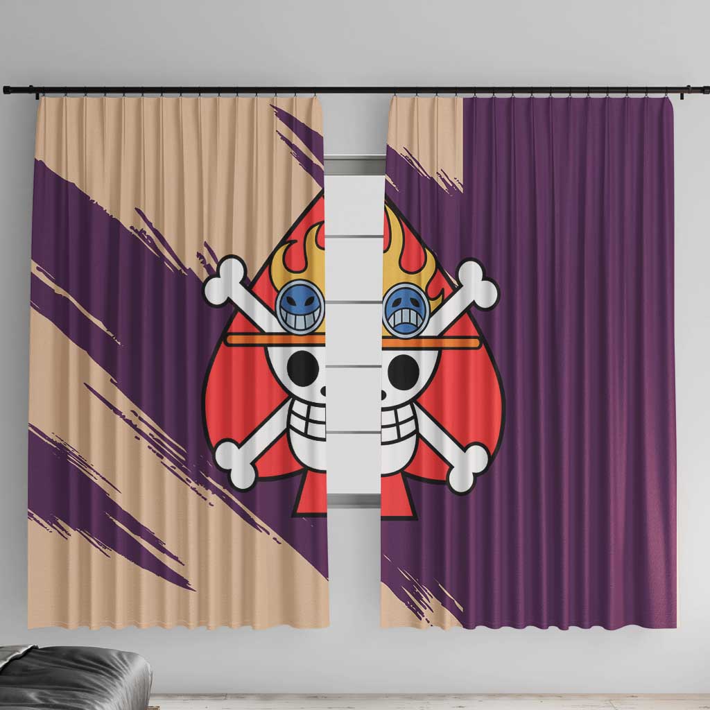 Portgas D. Ace - One Piece Window Curtain Anime Uniform Style