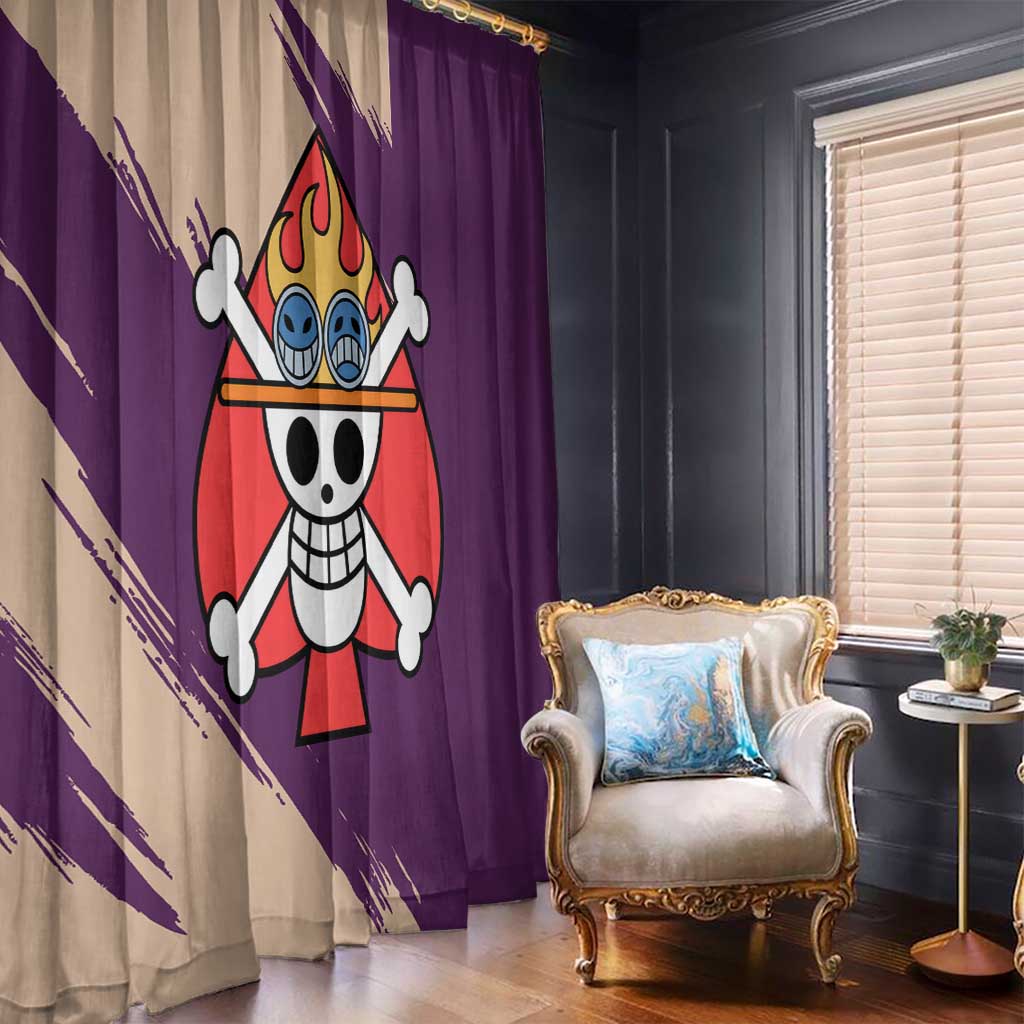 Portgas D. Ace - One Piece Window Curtain Anime Uniform Style