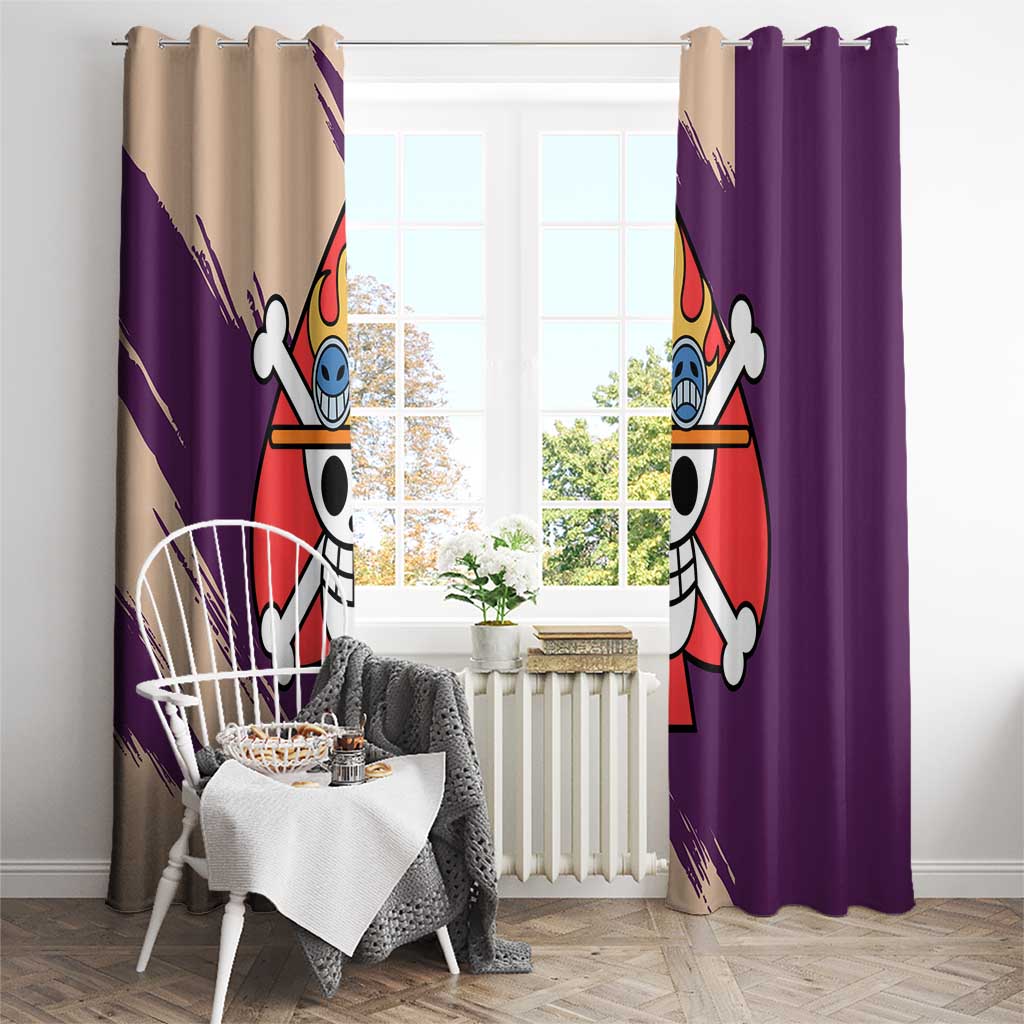 Portgas D. Ace - One Piece Window Curtain Anime Uniform Style